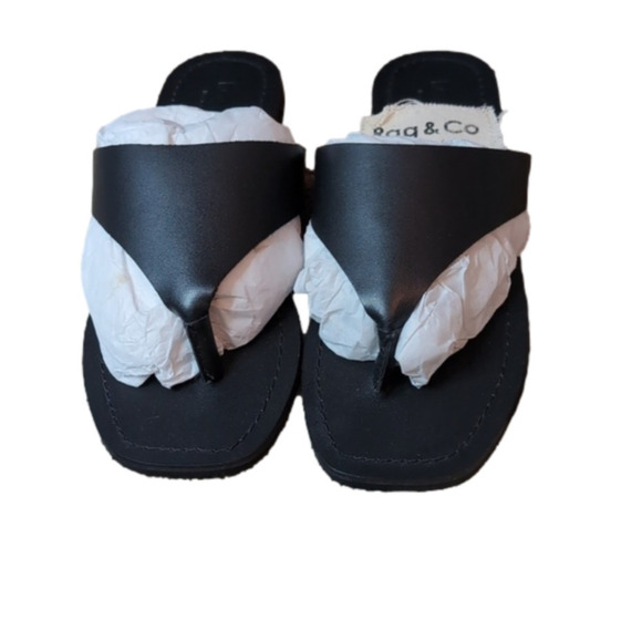 RAG & CO OROFER FLIP-FLOPS - Picture 1 of 9